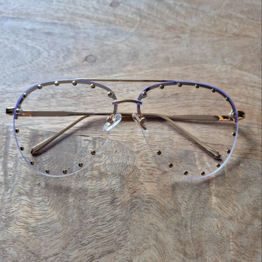 Chicago Rivet Fashion Eyeglasses New